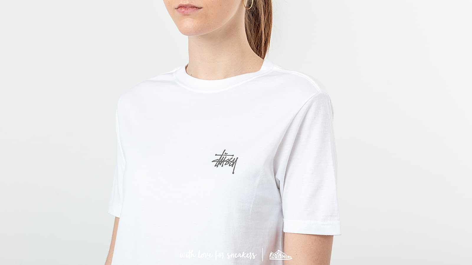 Pólók Stüssy Basic Stüssy Tee White
