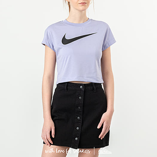 nike purple swoosh top