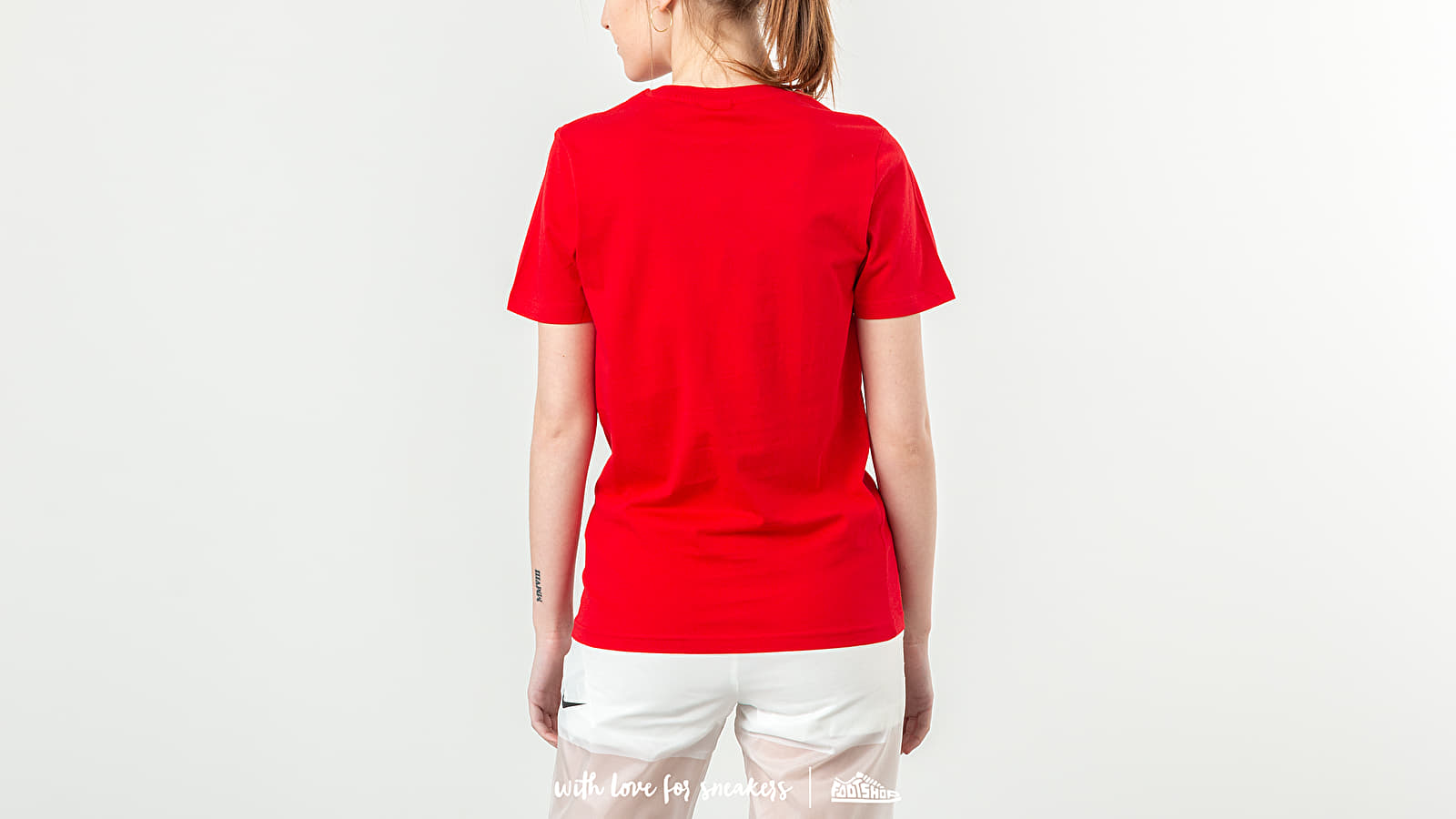 Trička Kappa Authentic Estessi Slim Tee Red/ White