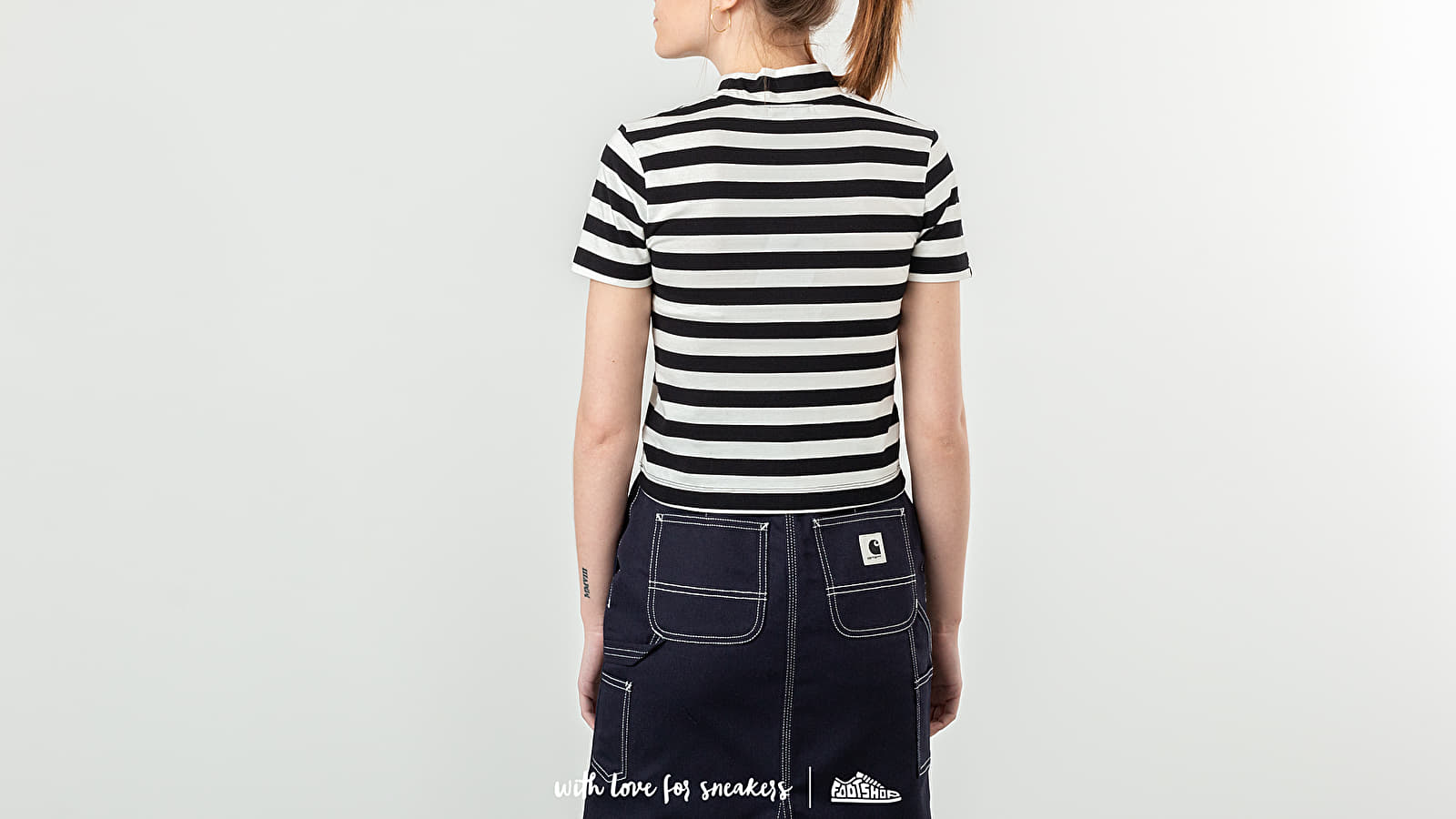 Magliette Lazy OAF Big Fitted Tee Stripe