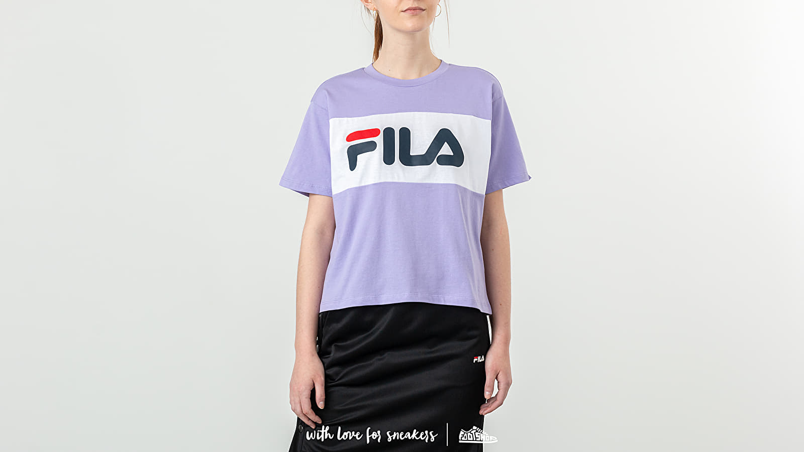 T-shirts FILA Allison Tee Violet Tulip/ Bright White
