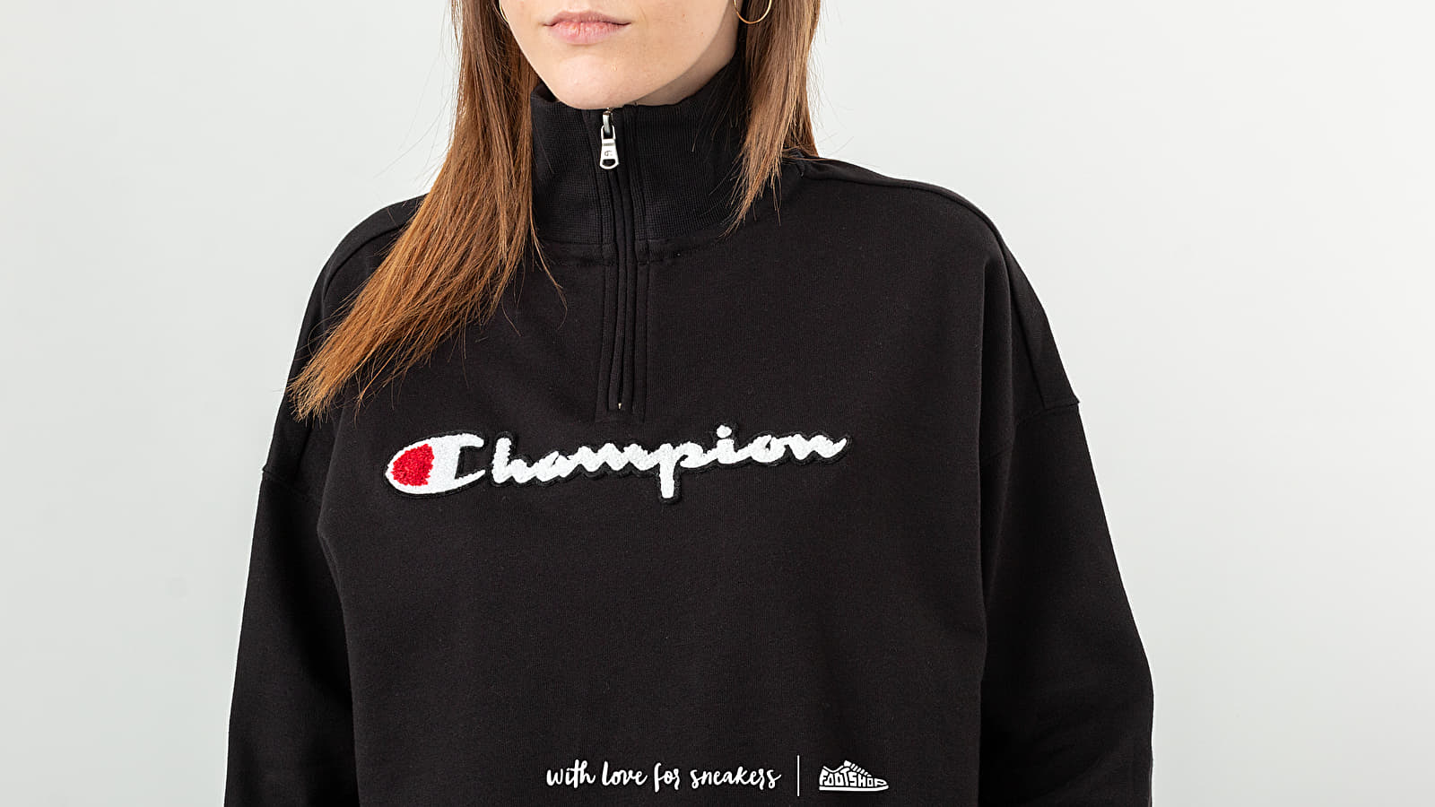 Hoodies and sweatshirts Champion Quarter Zip Pullover Black