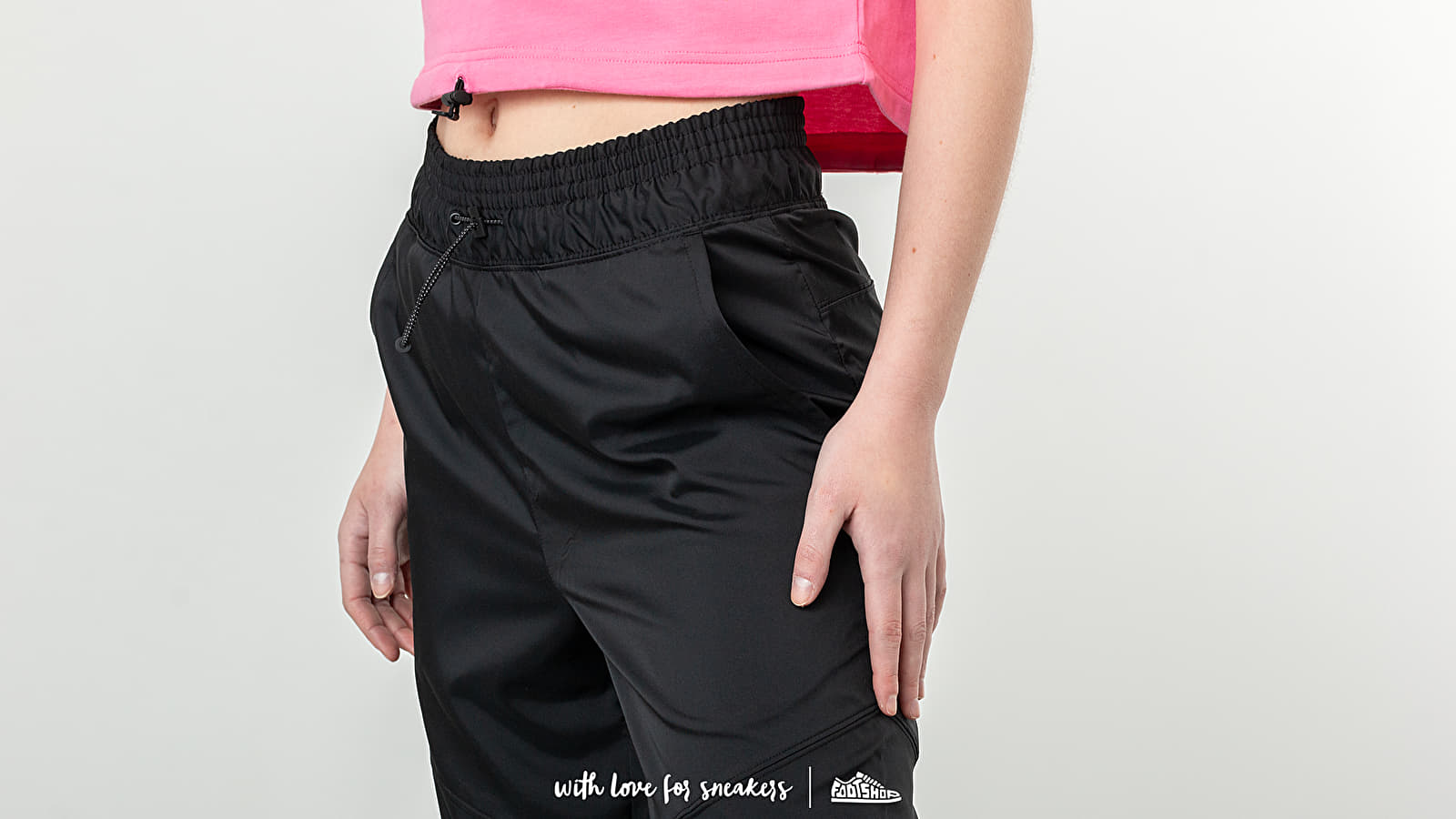 Pants Nike Sportswear Swoosh Woven Pant Black/ White