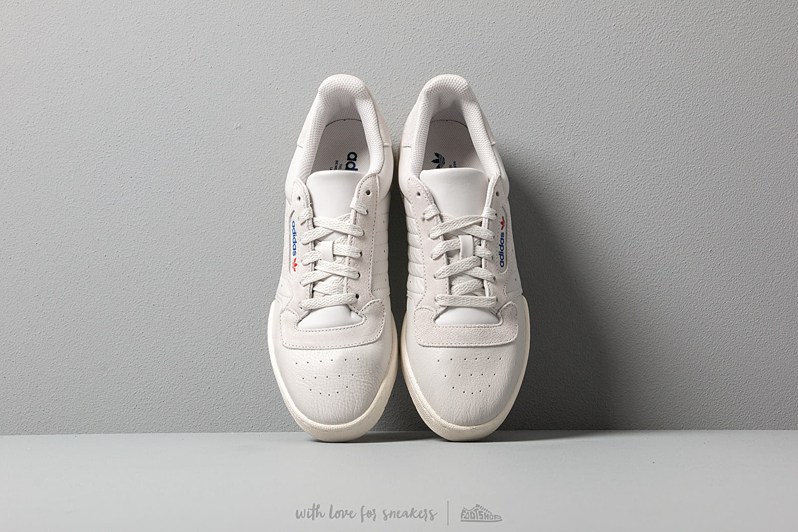 Adidas powerphase grey store & off white