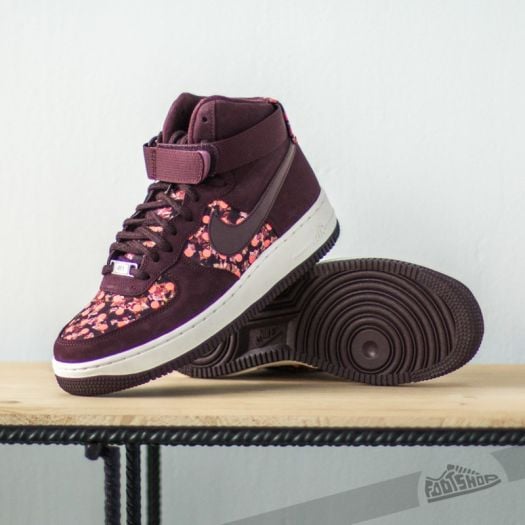 Women s shoes Wmns Nike Air Force 1 High Liberty QS Deep Burgundy Footshop