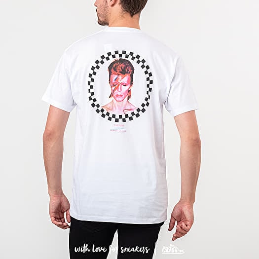 Camisetas Vans David Bowie Aladdin Sane Shortsleeve Tee White Footshop