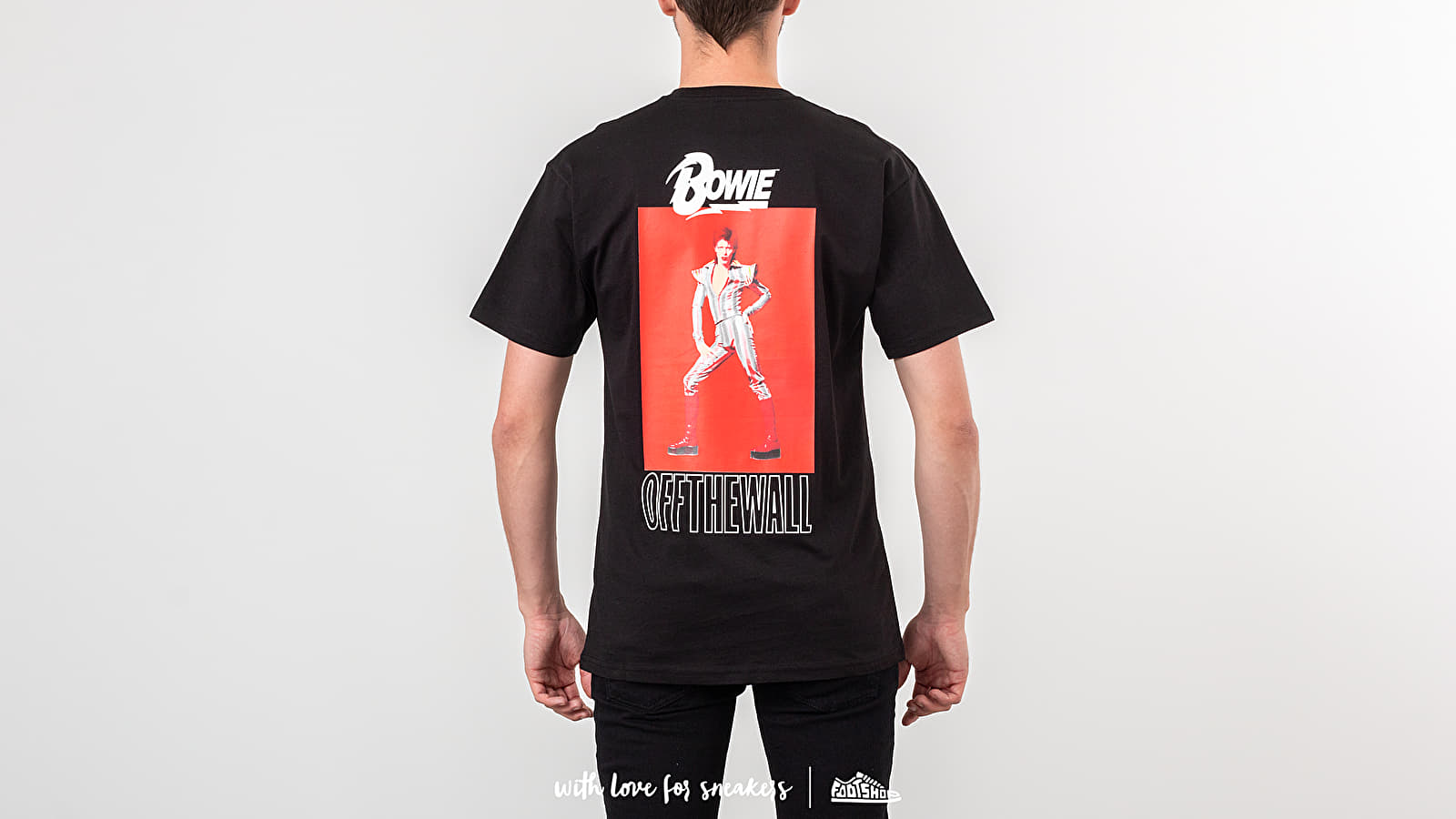 Magliette Vans David Bowie (Ziggy Stardust) Shortsleeve Tee Black