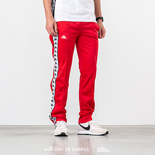 Jogger Pants Kappa Banda Wastoria Slim Pants Red/ Black/ White | Footshop