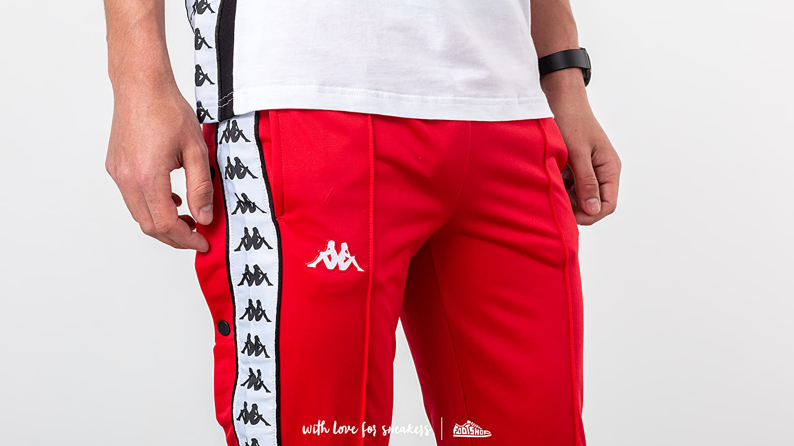Kappa best sale red joggers