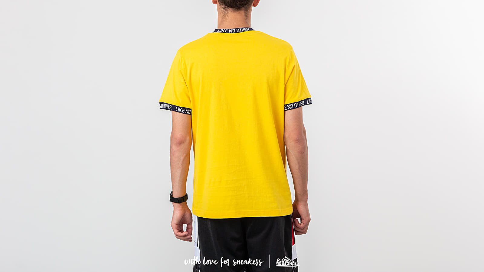 Camisetas Kappa Authentic Basco Tee Yellow/ Blue Marine