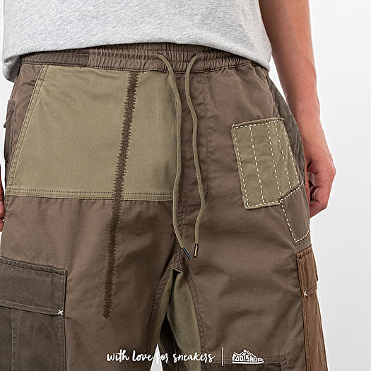 Canvas pants maharishi Boro Cropped Cargo Trackpants Khaki Footshop
