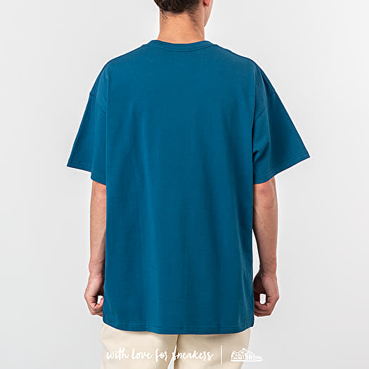 blue and volt nike shirt