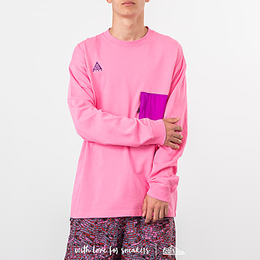 Nike acg pink long sales sleeve