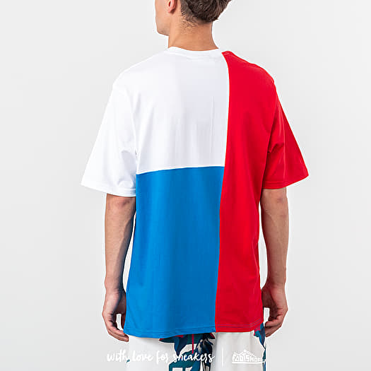 T shirts FILA Indo Colour Block Fit Tee Chinese Red Footshop