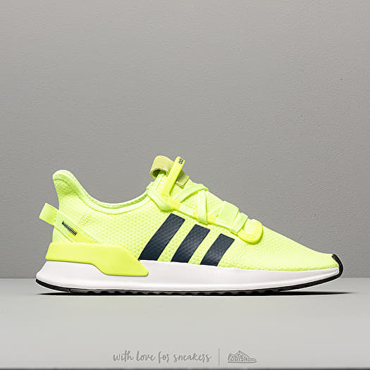 adidas U Path Run Hi Res Yellow Collegiate Navy Ftw White Footshop