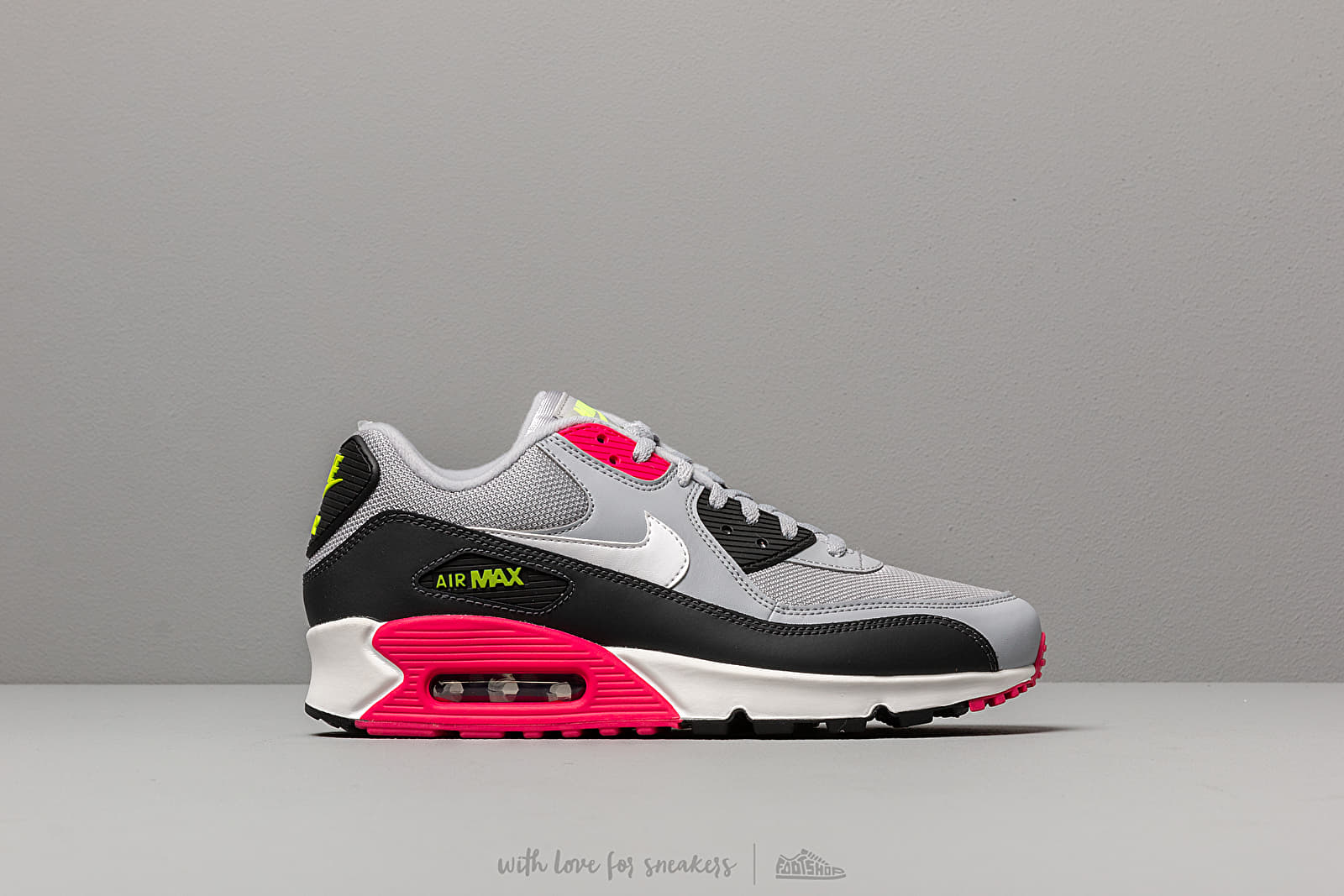 Nike air max 90 essential wolf grey rush pink discount