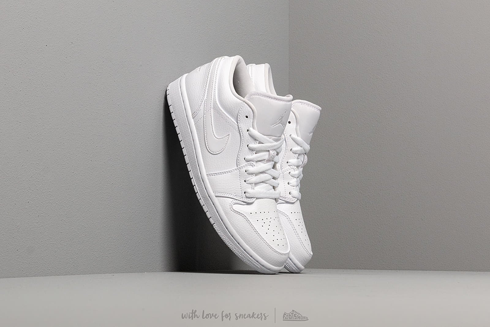 Men's shoes Air Jordan 1 Low White/ White-White