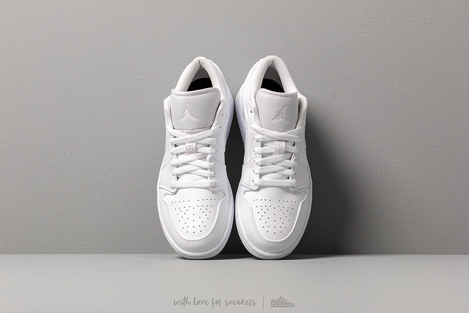 Men's shoes Air Jordan 1 Low White/ White-White