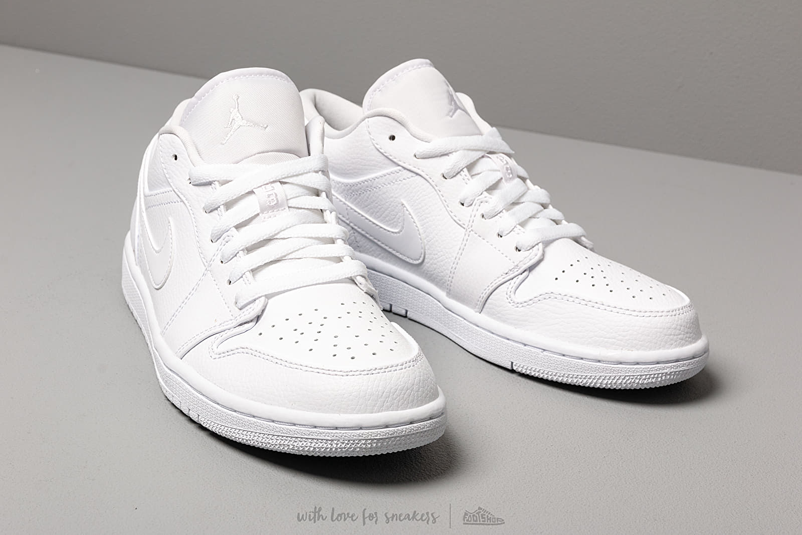 Men's shoes Air Jordan 1 Low White/ White-White