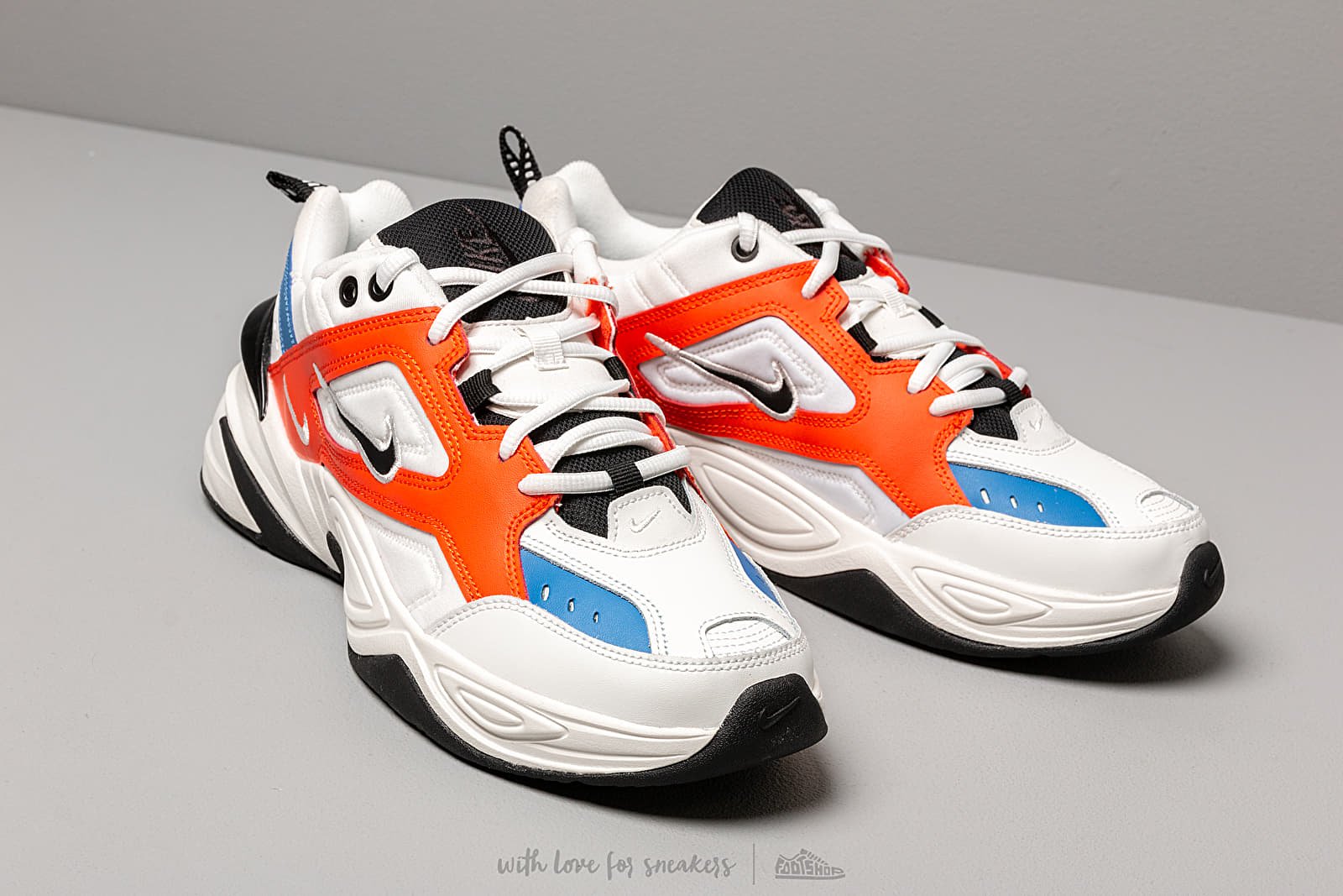Men s shoes Nike M2K Tekno Summit White Black Team Orange Footshop