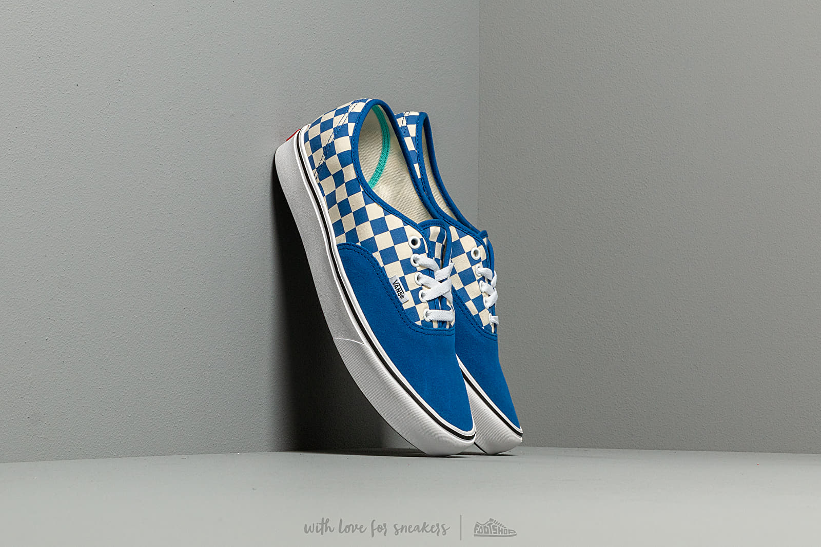 Мъжки кецове и обувки Vans ComfyCush Authentic (Checker) Lapis Blue/ True White