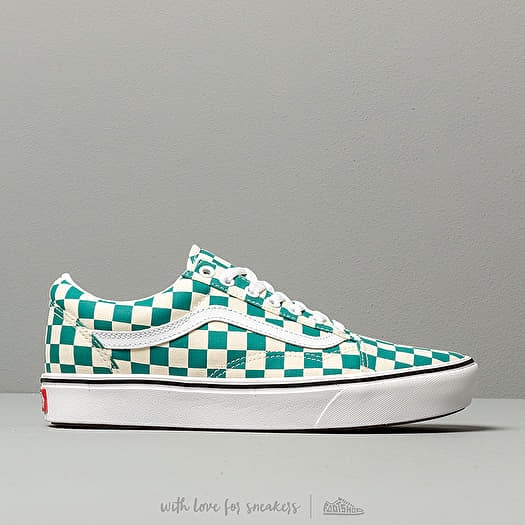 Men s shoes Vans ComfyCush Old Skool Checker Quetzal True White Footshop