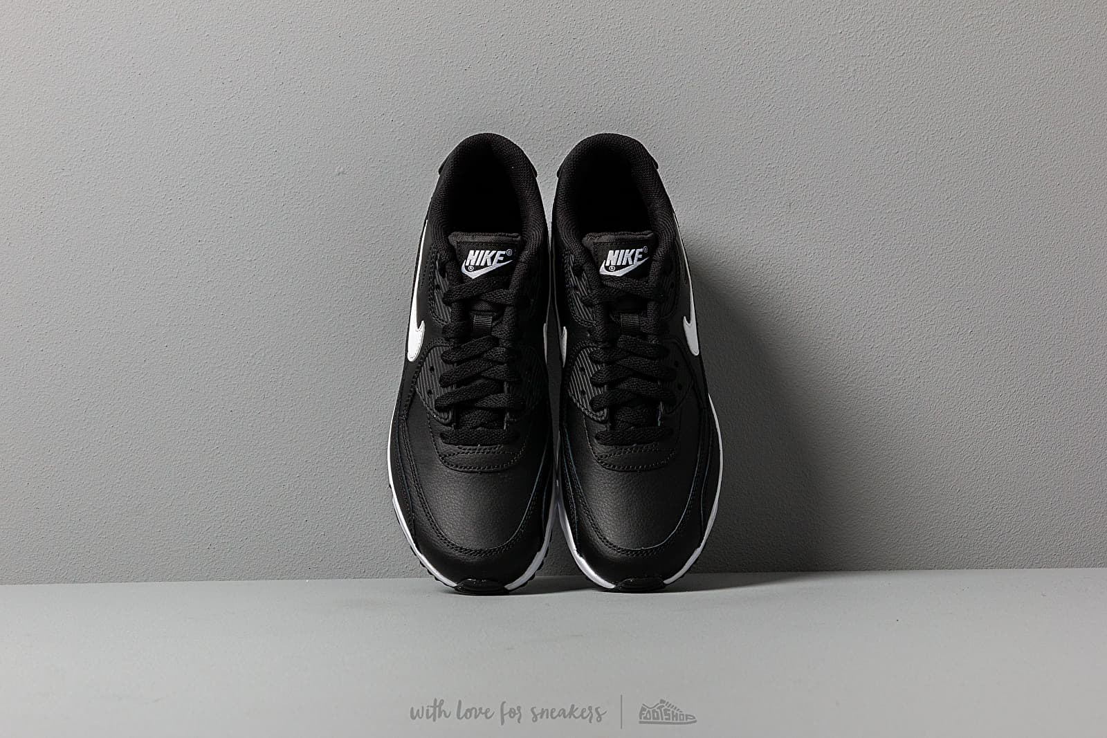 Ženski čevlji Nike Air Max 90 Leather (GS) Black/ White-Anthracite