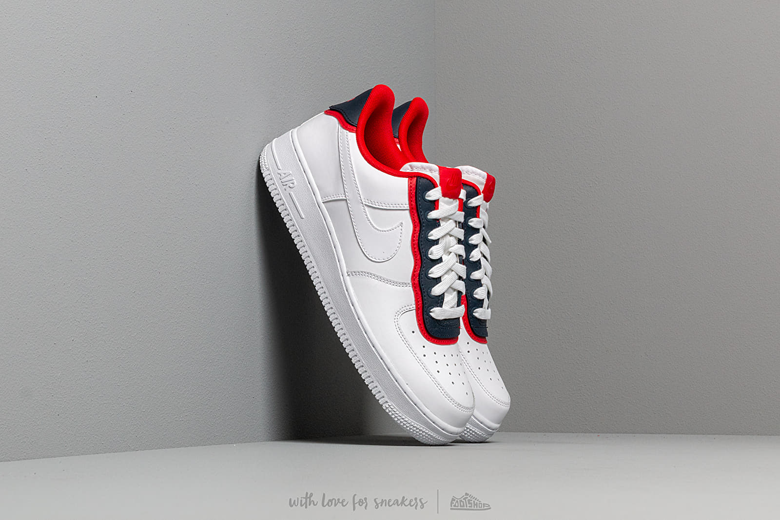 Nike air force 1 07 lv8 1 white obsidian university red shop