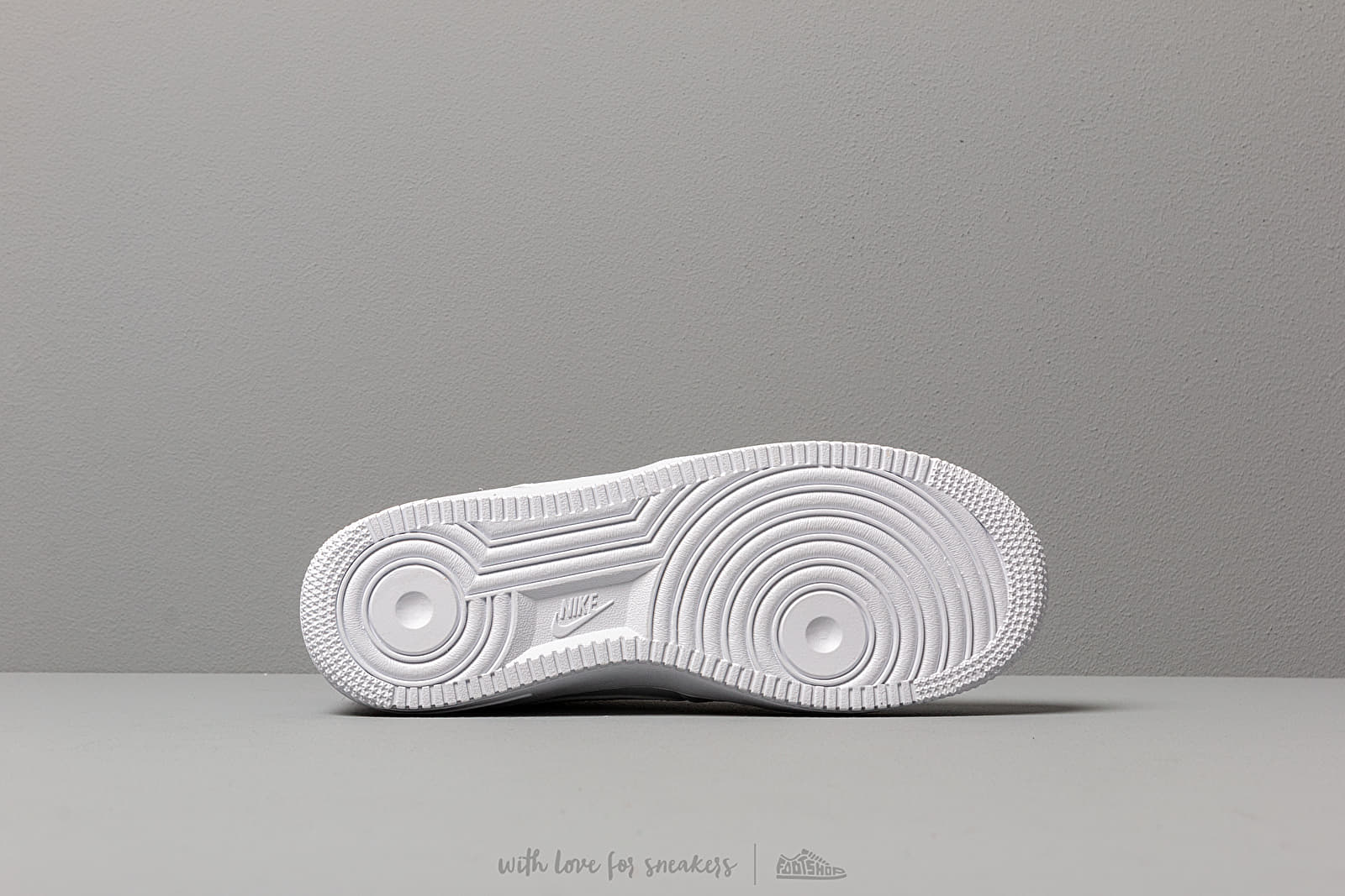 Naisten kengät Nike Air Force 1 Lv8 1 Dbl Gs White/ White-Obsidian-University Red