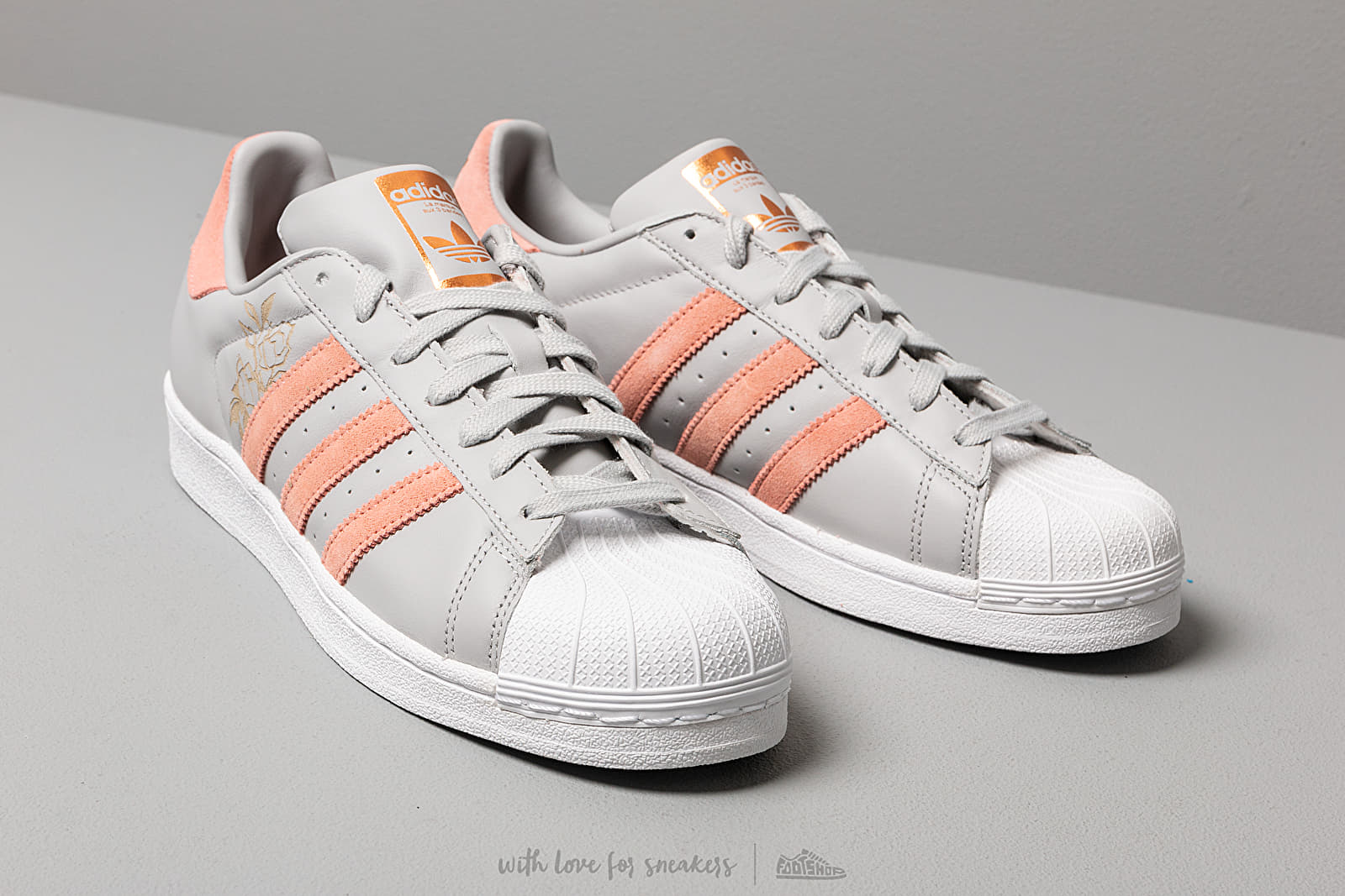 Adidas superstar w grey shop