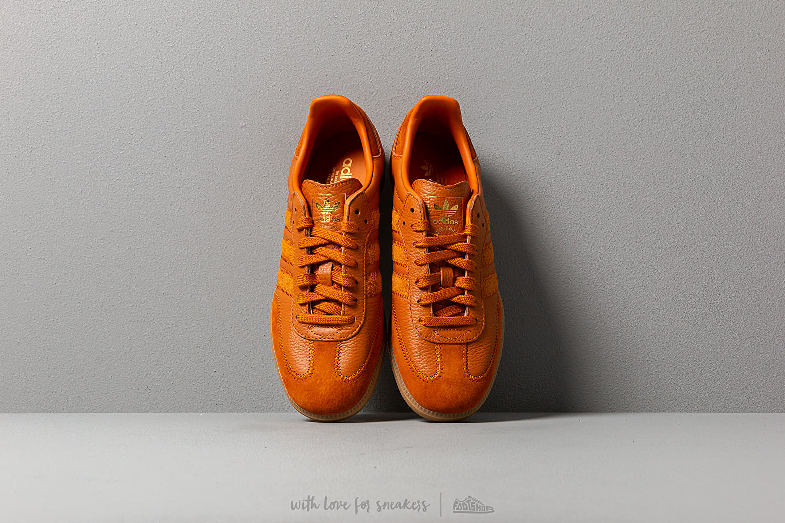 Miesten kengät adidas Samba OG Ft Clear Ochre/ Clear Ochre/ Gold Metalic