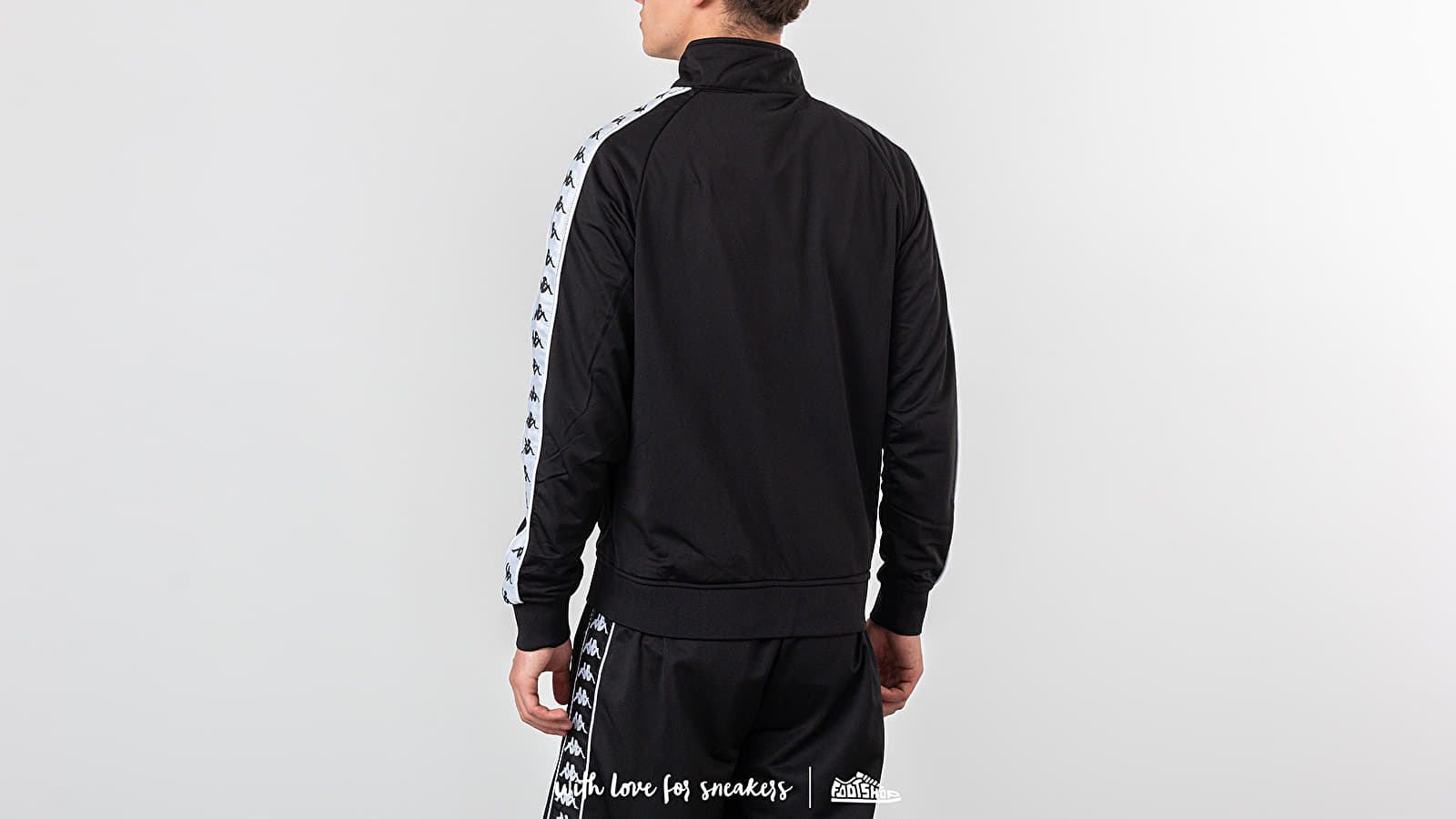 Hoodies en truien Kappa Banda Anniston Slim Black/ White