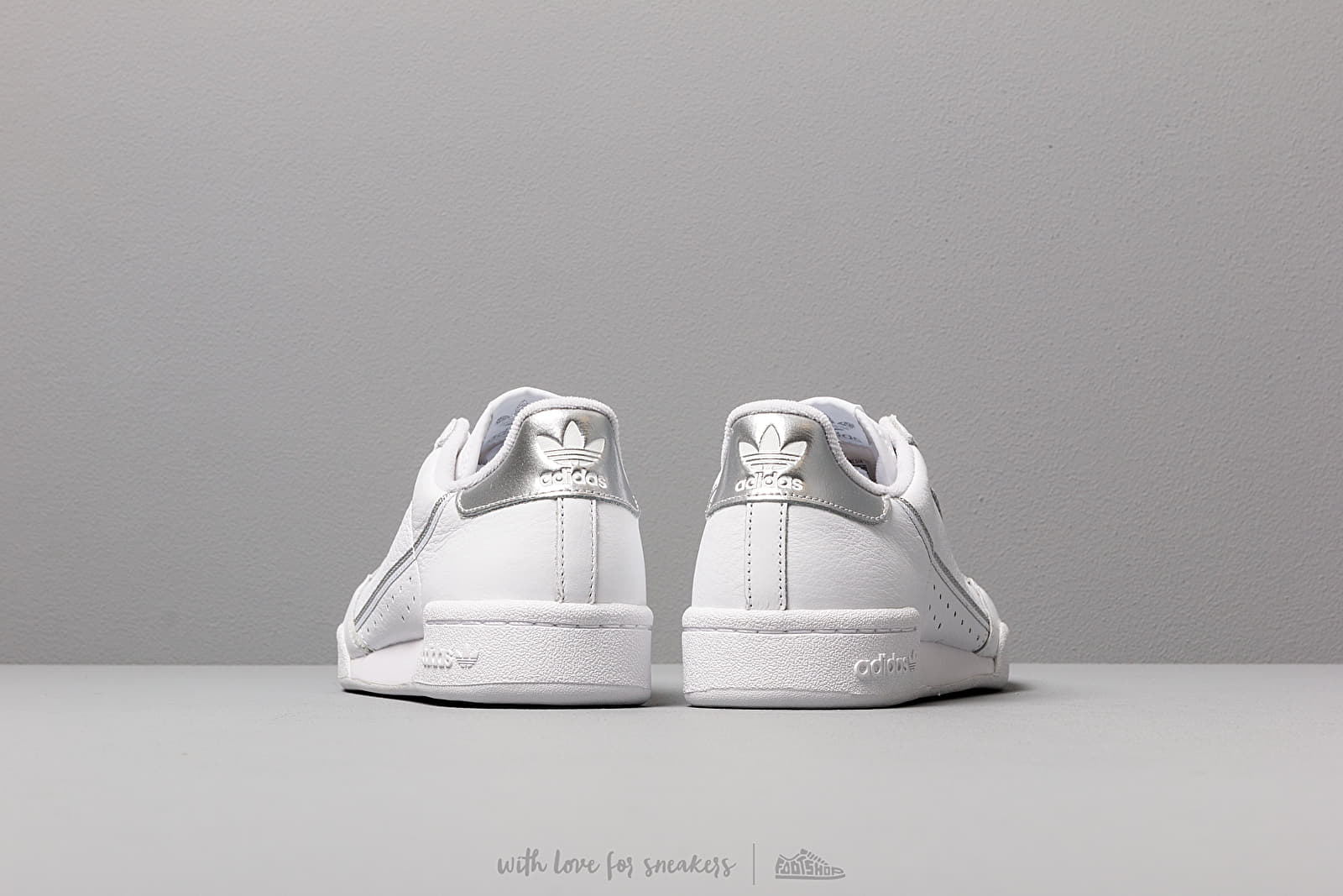 Women s shoes adidas Continental 80 W Ftw White Ftw White Silver Metalic Footshop