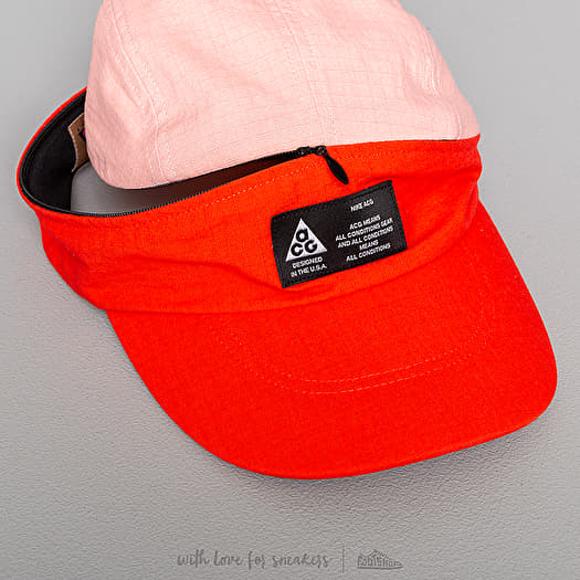 Caps Nike NRG ACG Tailwind Visor Cap Habanero Red Bleached Coral Footshop