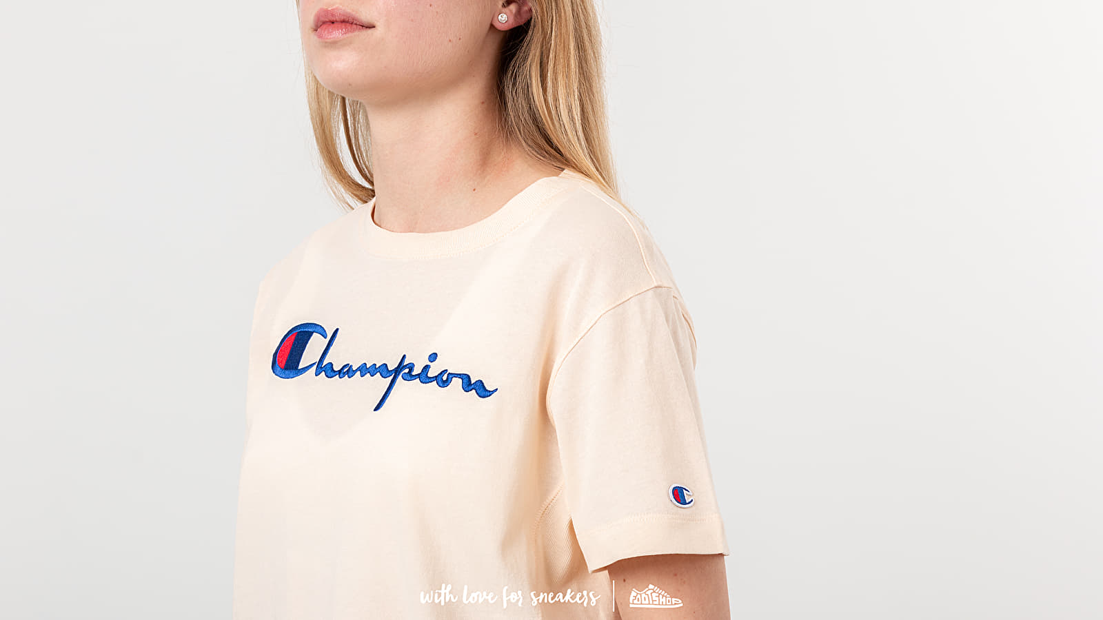 トップス 90supremestreethiphoplevistussychampion Sport Savvy French Terry V-Neck Top with Floral Soutache