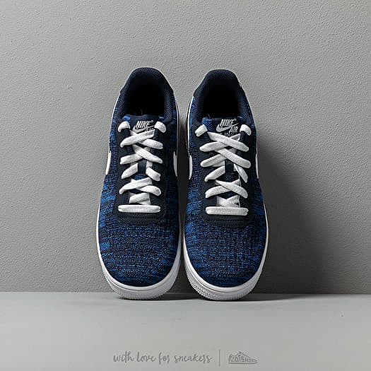 Nike air force 1 flyknit 2.0 college navy best sale