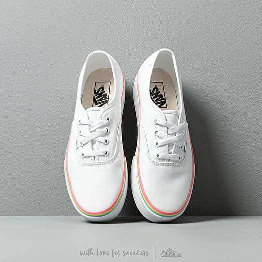 Men s shoes Vans Authentic Platform 2.0 Rainbow Foxing True White Footshop