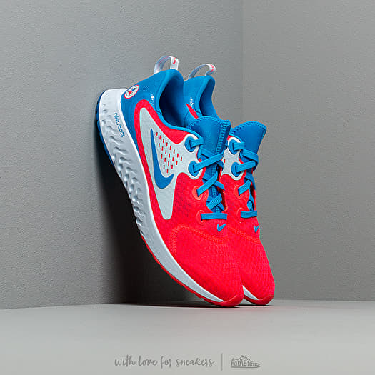 Kids sneakers and shoes Nike Legend React Heat Chk GS Photo Blue Photo Blue Red Orbit Footshop
