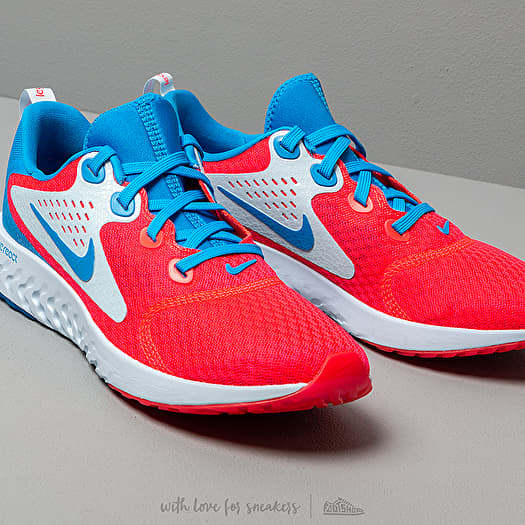 Kids sneakers and shoes Nike Legend React Heat Chk GS Photo Blue Photo Blue Red Orbit Footshop