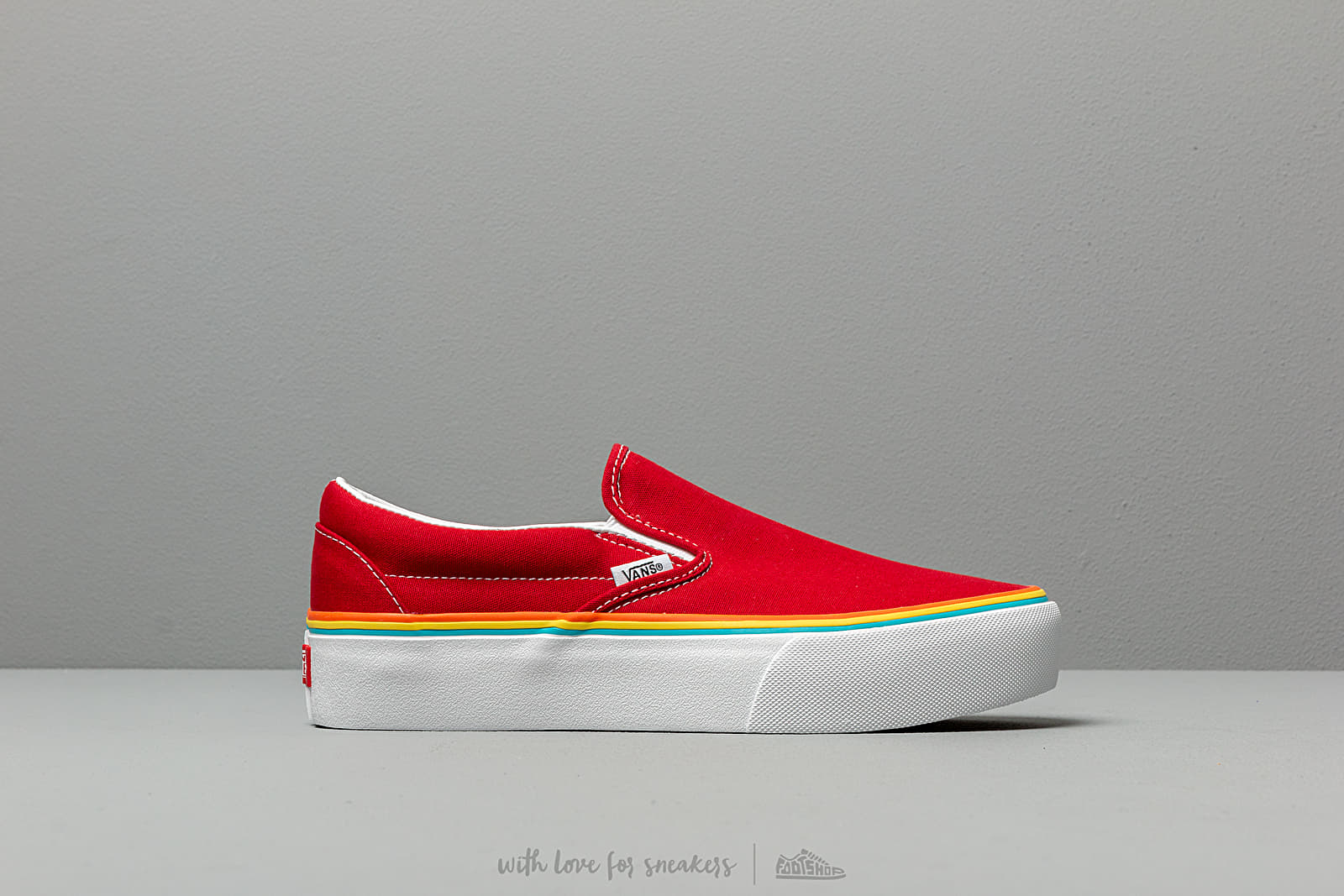 Vans red rainbow outlet