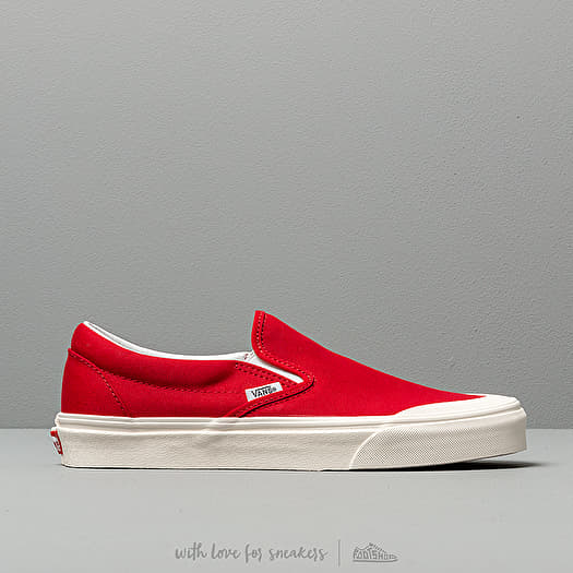 Men s shoes Vans Classic Slip On 138 Tango Red Footshop