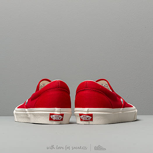 Men s shoes Vans Classic Slip On 138 Tango Red Footshop