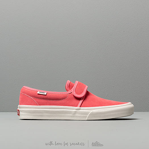 Men s shoes Vans Slip On 47 V Suede Strawberry Pink B Footshop