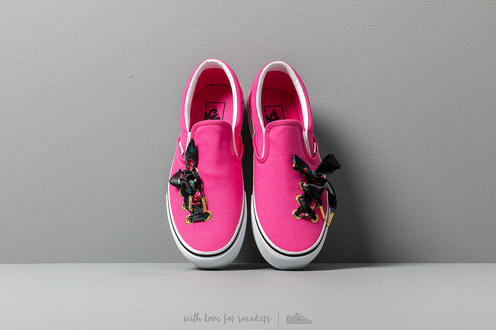 Мъжки кецове и обувки Vans Classic Slip-On Platform (Oversized Lace) Carmine