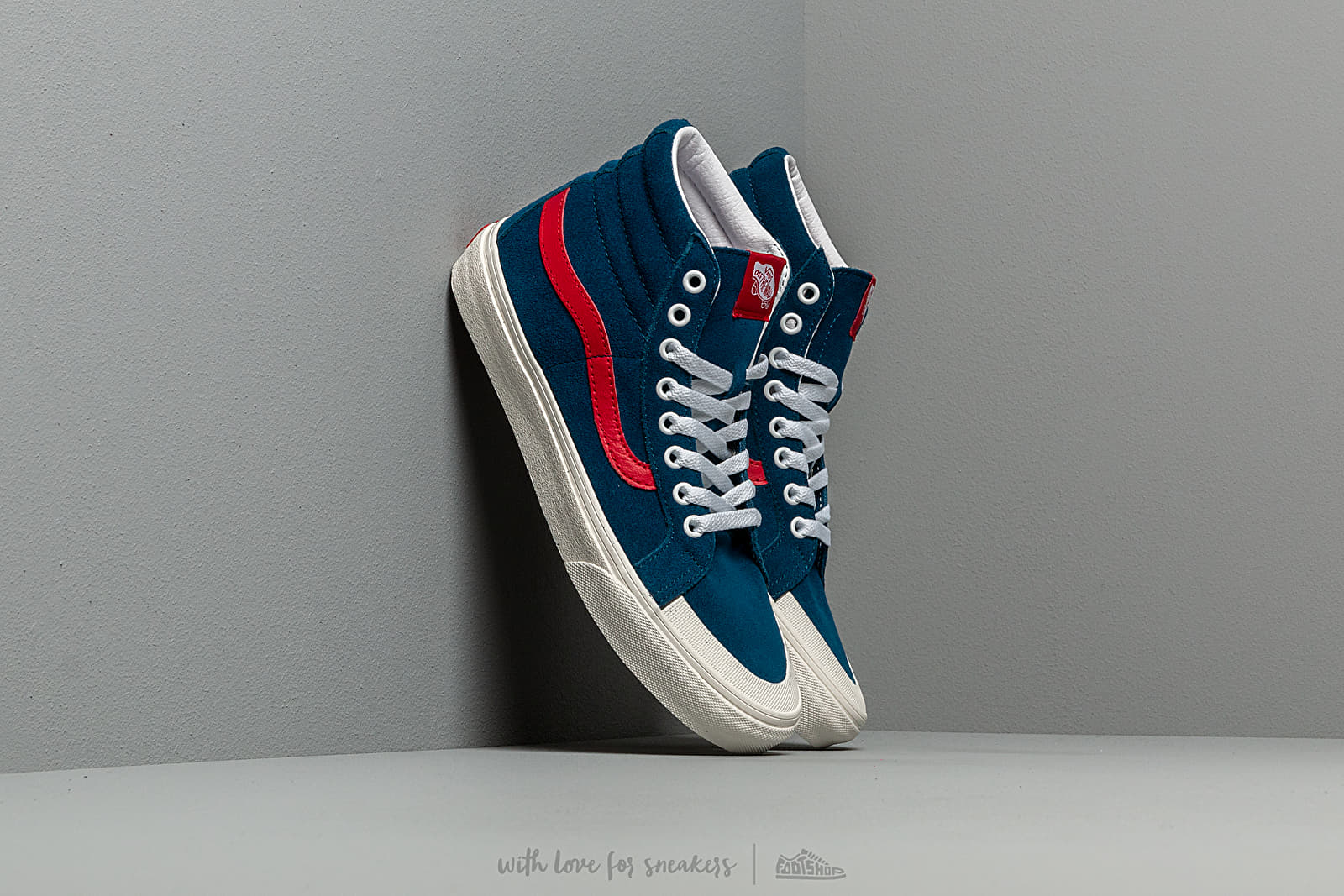 Pánske tenisky a topánky Vans SK8-Hi Reissue 138 Sailor Blue/ Tango Red
