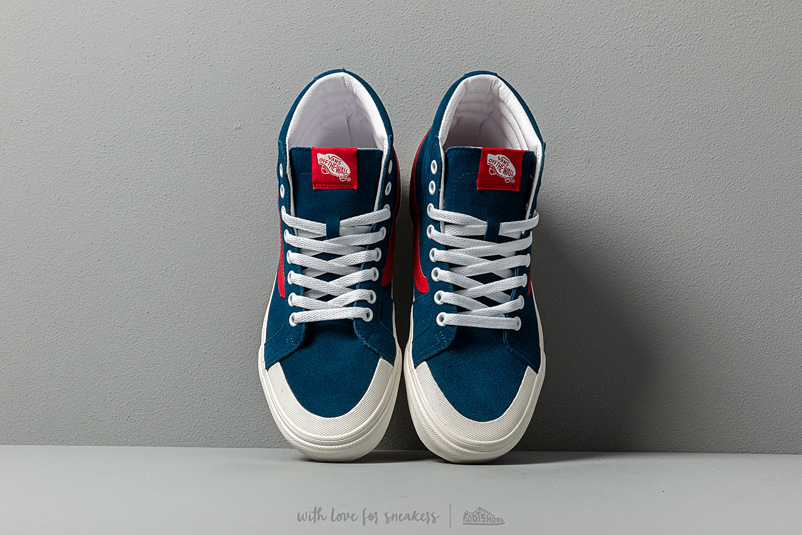 Pánske tenisky a topánky Vans SK8-Hi Reissue 138 Sailor Blue/ Tango Red
