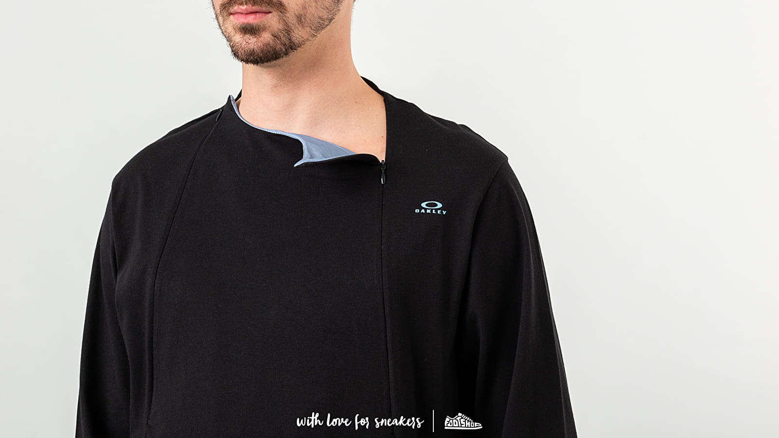Тениски Oakley Skydiver Zipped Long Sleeve Tee Blackout