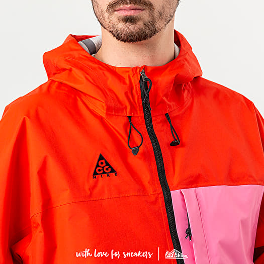 Nike NRG ACG 2.5L Packable Jacket Habanero Red Lotus Pink Footshop