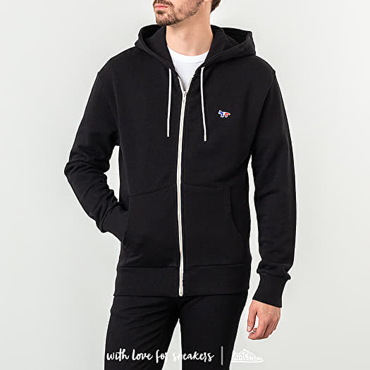 Maison kitsune zip hoodie top