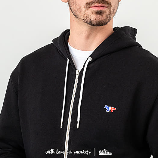Maison kitsune zip hoodie top